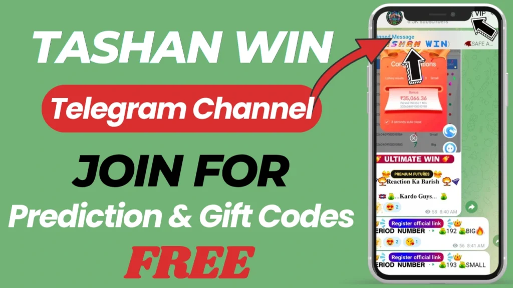 Tashan Win Game Telegram Channel